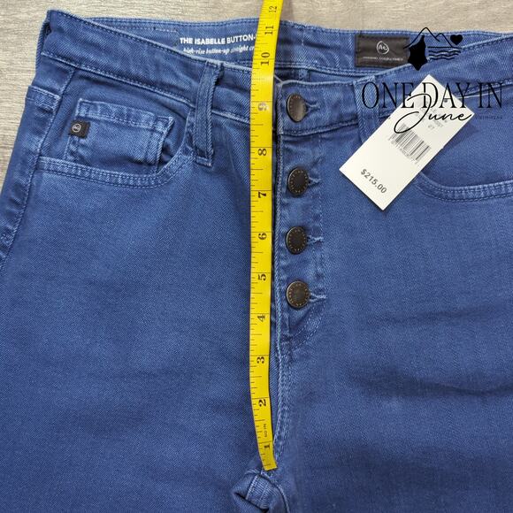 Adriano Goldschmied The Isabelle Button Up Jeans Size 27 (4) - Picture 4 of 6